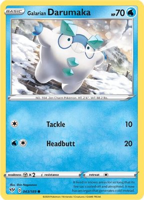 Galarian Darumaka, Darkness Ablaze