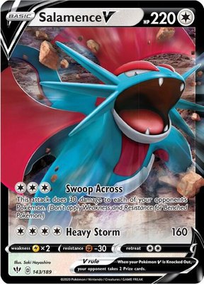 Salamence V, Darkness Ablaze