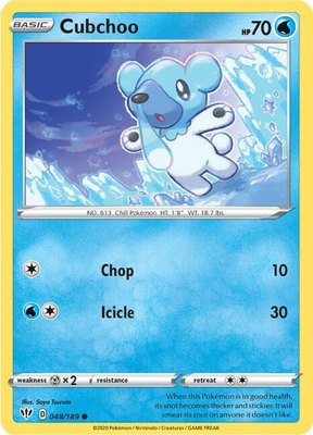 Cubchoo, Darkness Ablaze