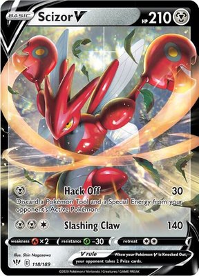 Scizor V, Darkness Ablaze