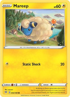 Mareep, Darkness Ablaze