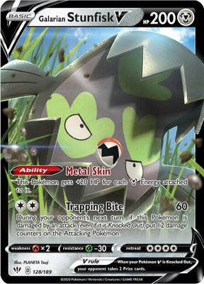 Galarian Stunfisk V, Darkness Ablaze