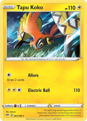 Tapu Koko, Darkness Ablaze