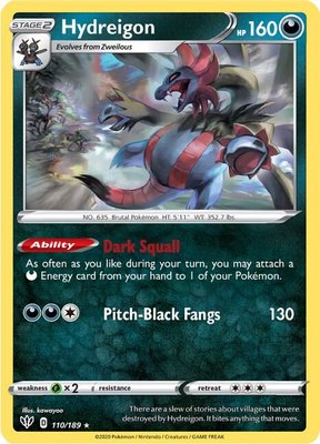 Hydreigon, Darkness Ablaze