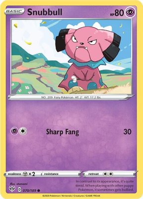 Snubbull, Darkness Ablaze