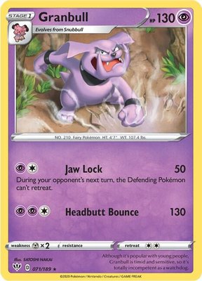 Granbull, Darkness Ablaze