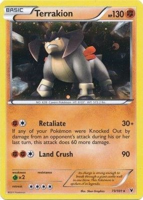 Terrakion (Cosmos Holo), Blister Exclusives