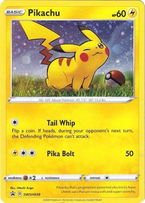 Pikachu, Sword & Shield Promo Cards