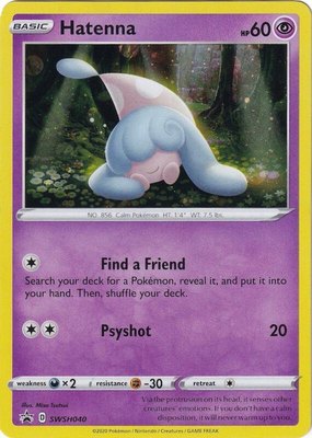 Hatenna, Sword & Shield Promo Cards