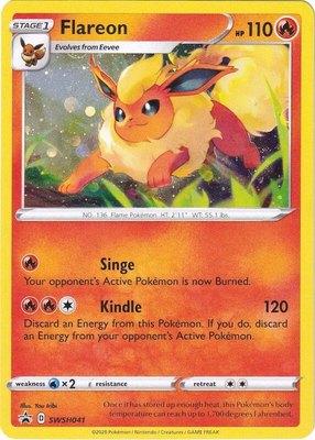 Flareon, Sword & Shield Promo Cards