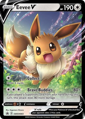 Eevee V, Sword & Shield Promo Cards