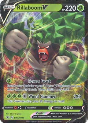 Rillaboom V, Jumbo Cards
