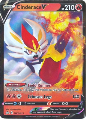 Cinderace V, Jumbo Cards
