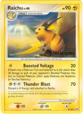 Raichu (Prerelease), Nintendo Promos