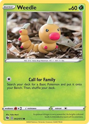 Weedle, Champion's Path