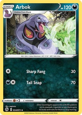 Arbok, Champion's Path