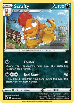 Scrafty, Champion's Path
