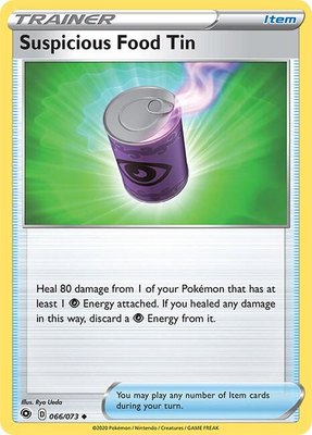 Suspicious Food Tin, Champion's Path