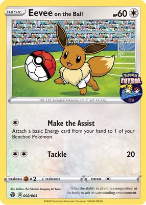 Eevee on the Ball (Pokemon Futsal), Miscellaneous Cards & Products