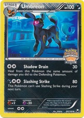 Umbreon (Regional Championships) [Staff], League & Championship Cards