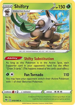 Shiftry, Vivid Voltage