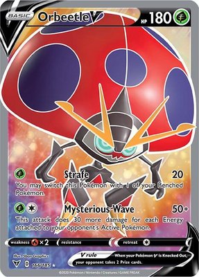 Orbeetle V (Full Art), Vivid Voltage