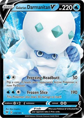 Galarian Darmanitan V, Vivid Voltage