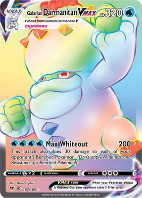 Galarian Darmanitan VMAX (Secret), Vivid Voltage
