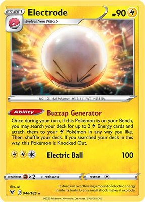 Electrode, Vivid Voltage