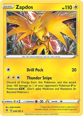 Zapdos, Vivid Voltage