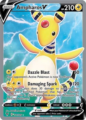 Ampharos V (Full Art), Vivid Voltage