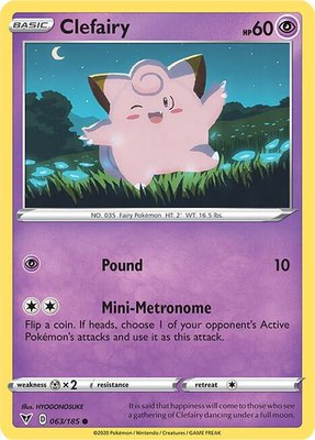 Clefairy, Vivid Voltage