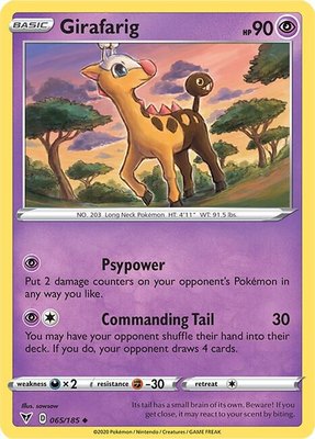 Girafarig, Vivid Voltage