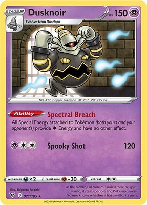 Dusknoir, Vivid Voltage