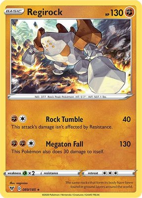 Regirock, Vivid Voltage