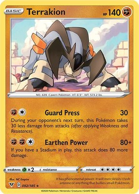 Terrakion, Vivid Voltage