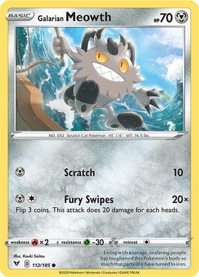 Galarian Meowth, Vivid Voltage