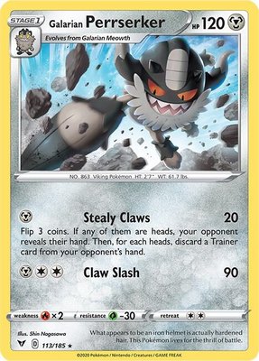 Galarian Perrserker, Vivid Voltage