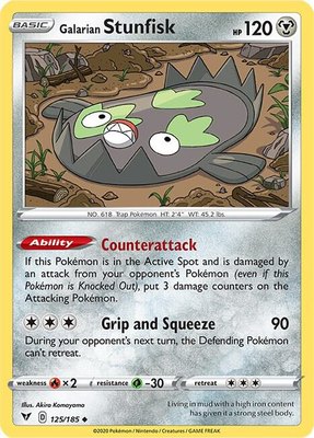 Galarian Stunfisk, Vivid Voltage