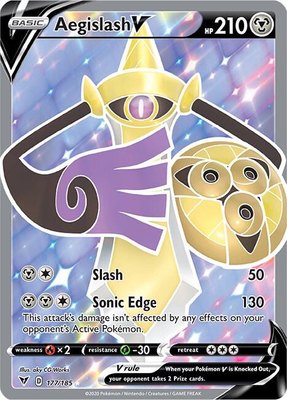 Aegislash V (Full Art), Vivid Voltage