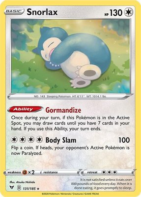 Snorlax, Vivid Voltage