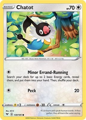 Chatot, Vivid Voltage