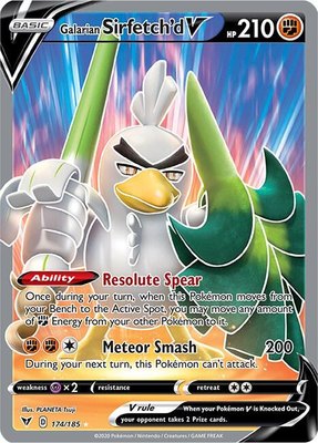 Galarian Sirfetch'd V (Full Art), Vivid Voltage
