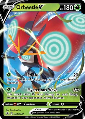 Orbeetle V, Sword & Shield Promo Cards