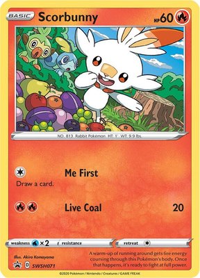 Scorbunny, Sword & Shield Promo Cards