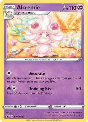 Alcremie, Sword & Shield Promo Cards