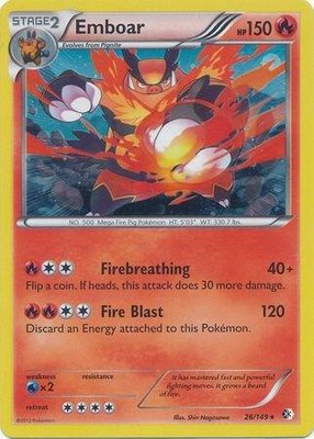 Emboar (Cosmos Holo), Blister Exclusives