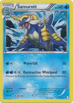 Samurott (Cosmos Holo), Blister Exclusives