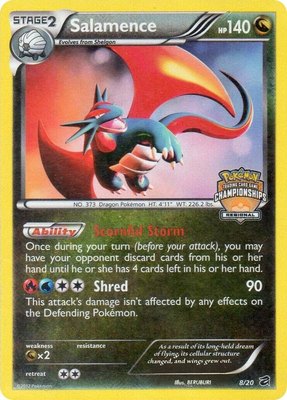 Salamence (Regional Championships), League & Championship Cards