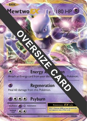 Mewtwo EX, Jumbo Cards